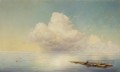 nuage sur la mer calme 1877 Romantique Ivan Aivazovsky russe